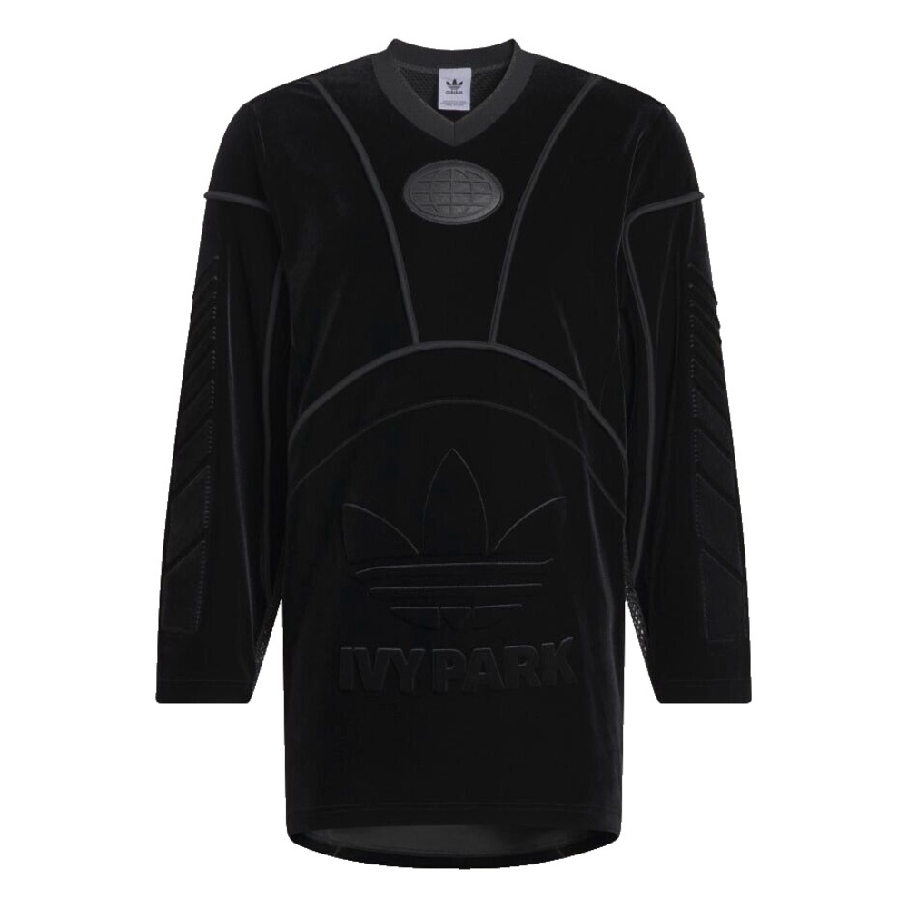 Adidas Ivy Park Noir Black Long Sleeve Shirt RARE